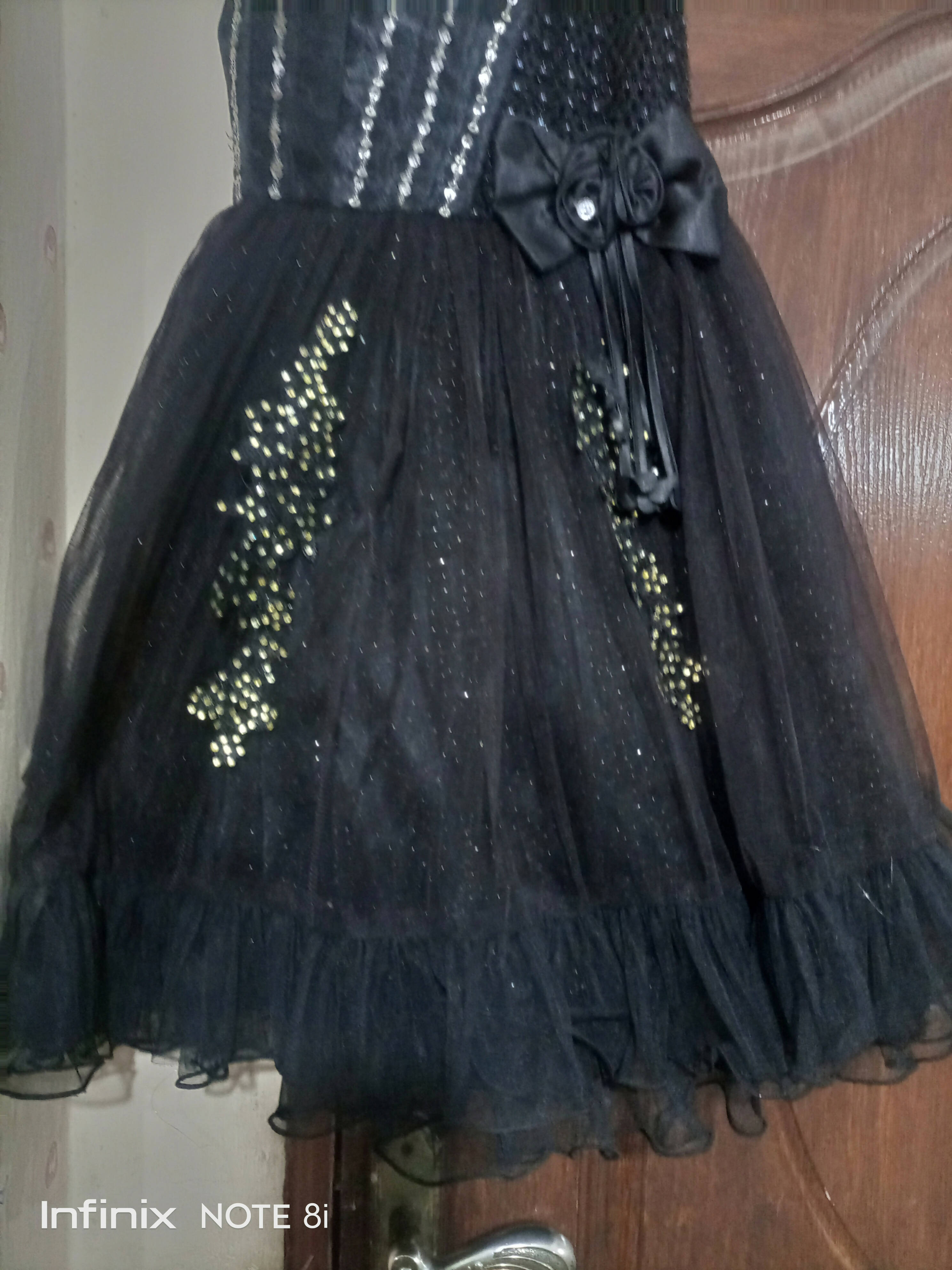 Black fairy frock | Size : 8 to 11 years | Girls skirts and Dresses | Worn Once.