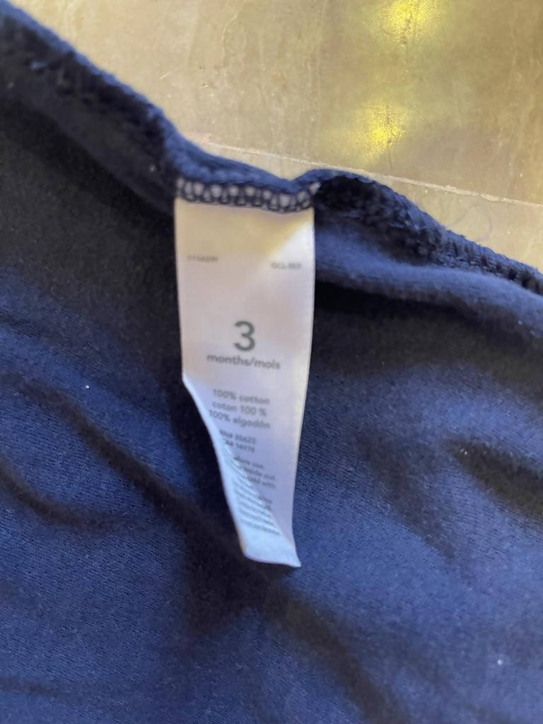 Carters O | Blue Onesie | Baby Bodysuits & Onesies | Size: 3 months | Preloved