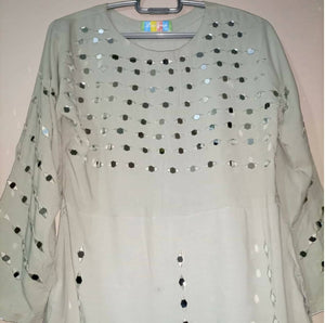 White linen long shirt | Women Locally Made Kurta | Preloved