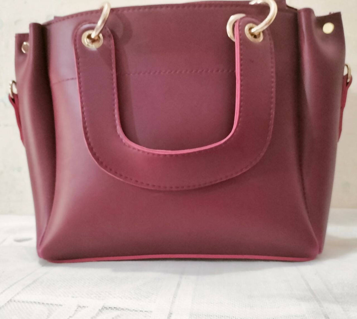 Maroon Handbag | Women Bags | Medium | Worn Once