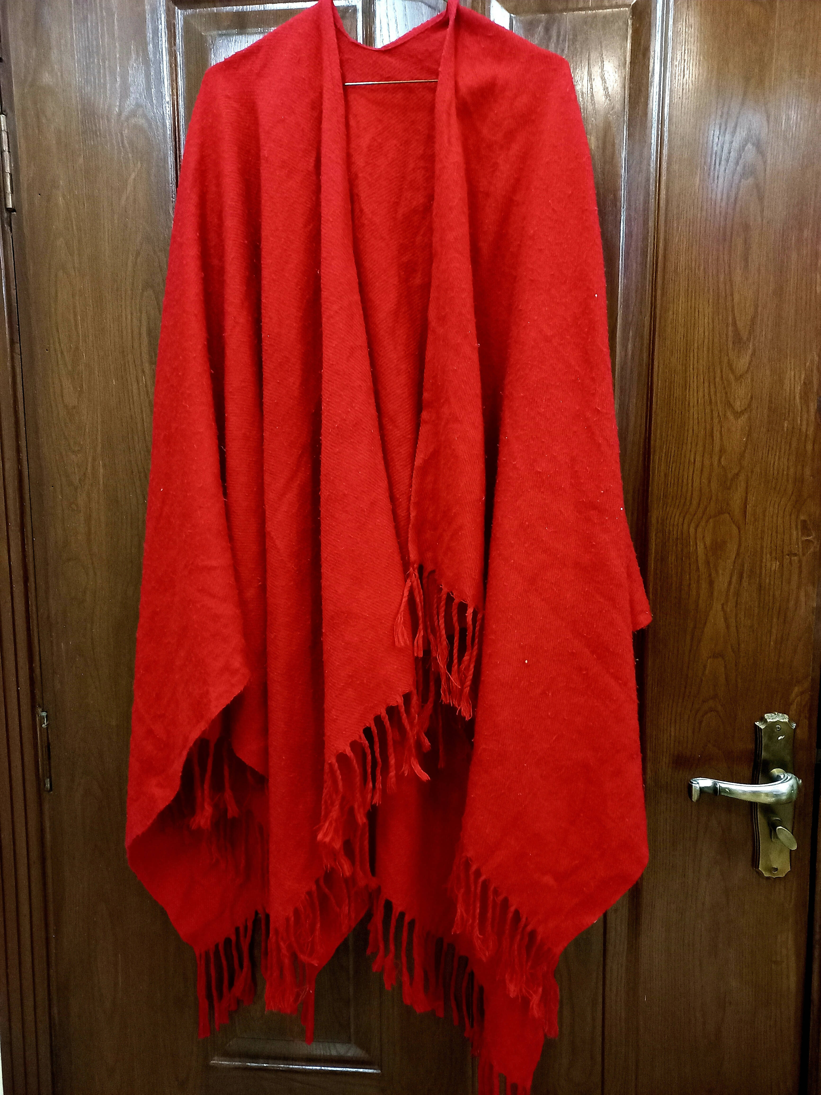 Wool Cape Shawl | Women Accessories | Large | Preloved