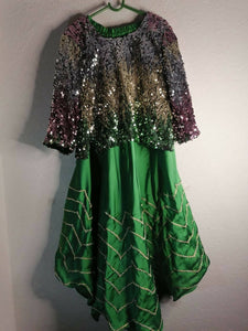 Green lehnga 3 piece | Women Formals | Worn Once