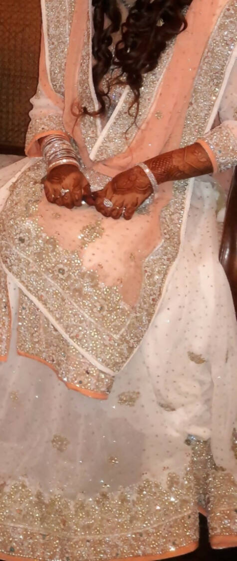 Bridal Lehnga | Festive Peach Suit | Women Bridals | Medium | Worn Once