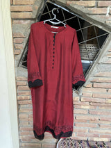 Image | Red Kurta | Women Branded Kurta | Small | Worn Once