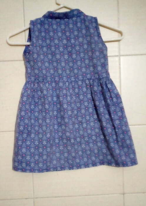 Blue Frock | Kids | Girls Skirts & Dresses | 3 to 4 Yrs | Preloved
