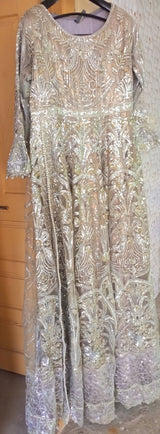 Stunning Golden Bridal Maxi | Women Bridals | Medium | Worn Once