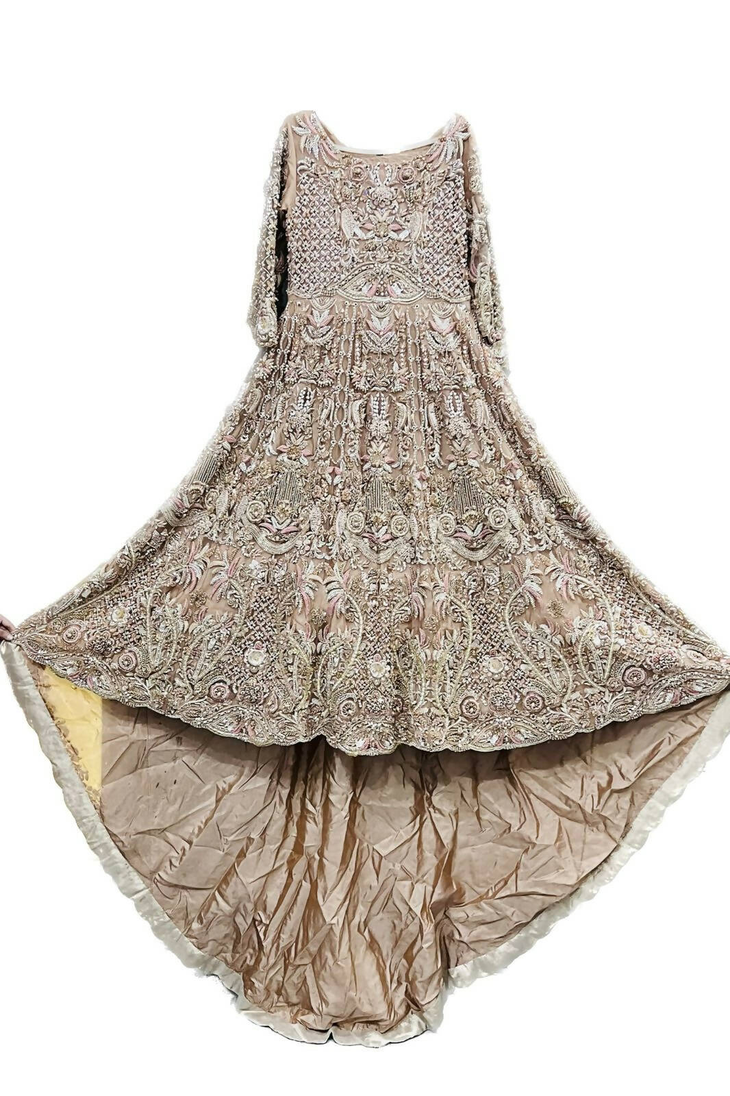 Bridal valima tail maxi with duppata pouch | Women Bridals | Worn Once