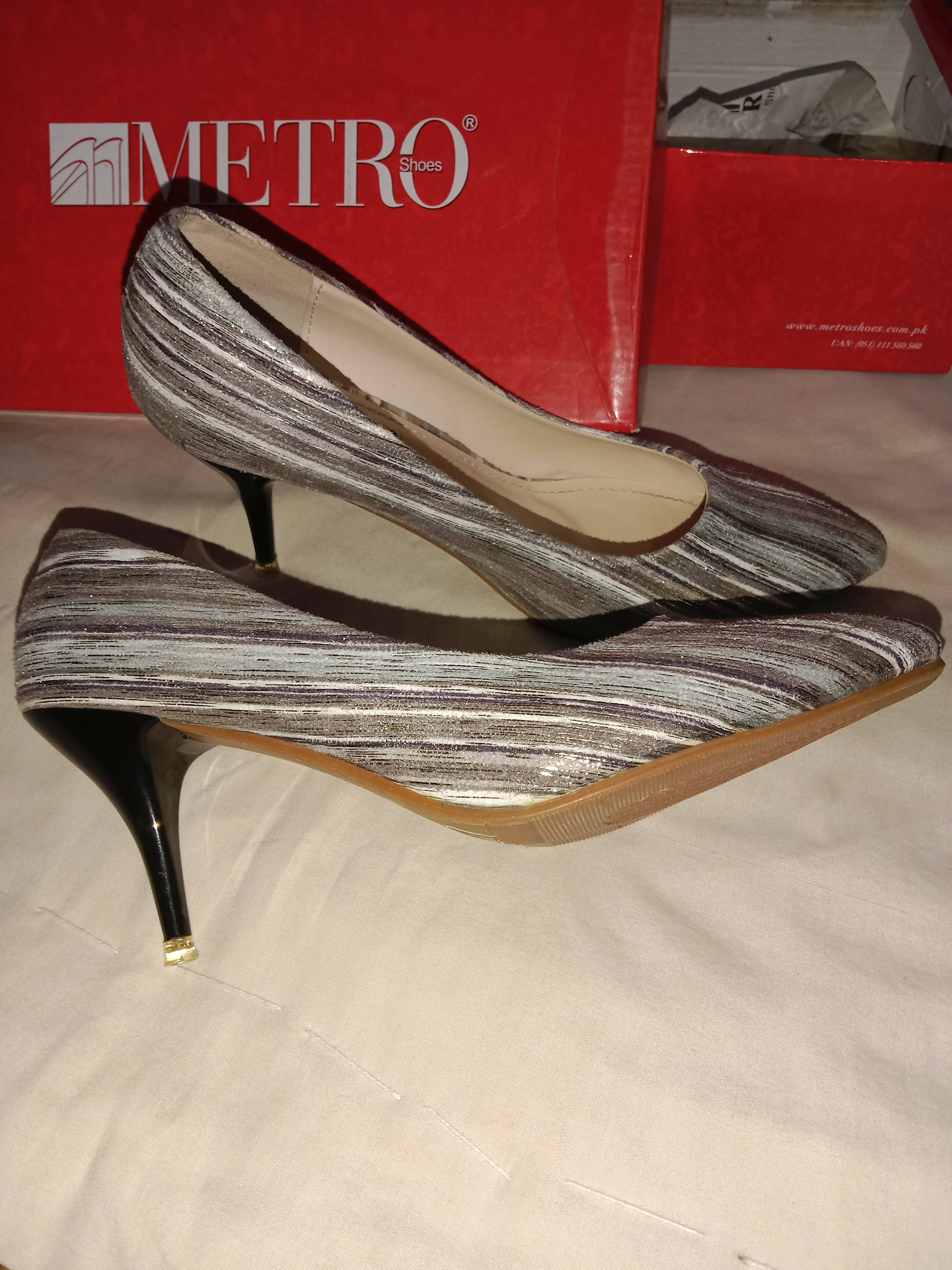 Metro | Heels (Size: 38 ) | Women Shoes | Worn Once