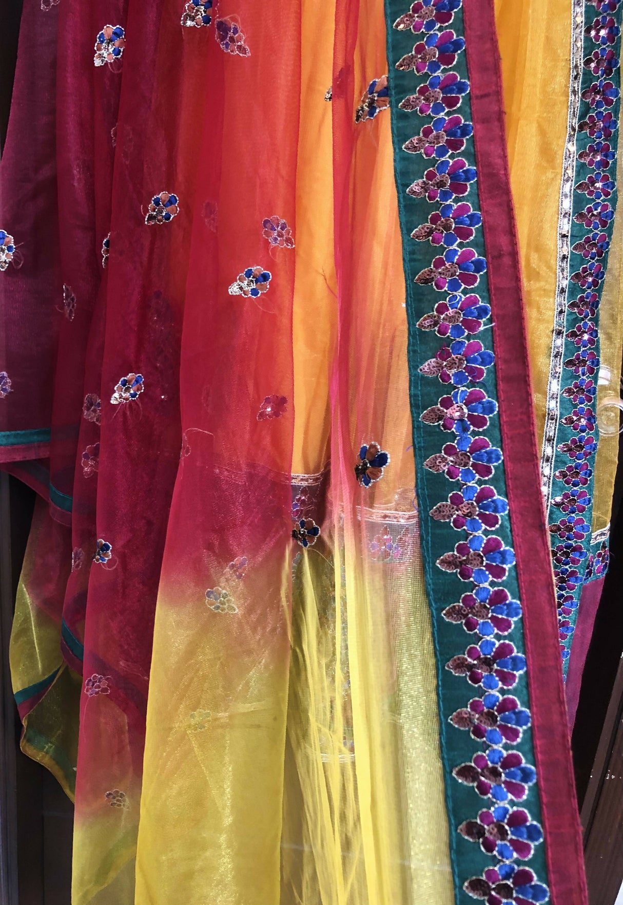 Yellow Angrakha Style Long Frock | Women Frocks & Maxis| Medium | Preloved