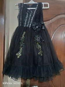 Black fairy frock | Size : 8 to 11 years | Girls skirts and Dresses | Worn Once.