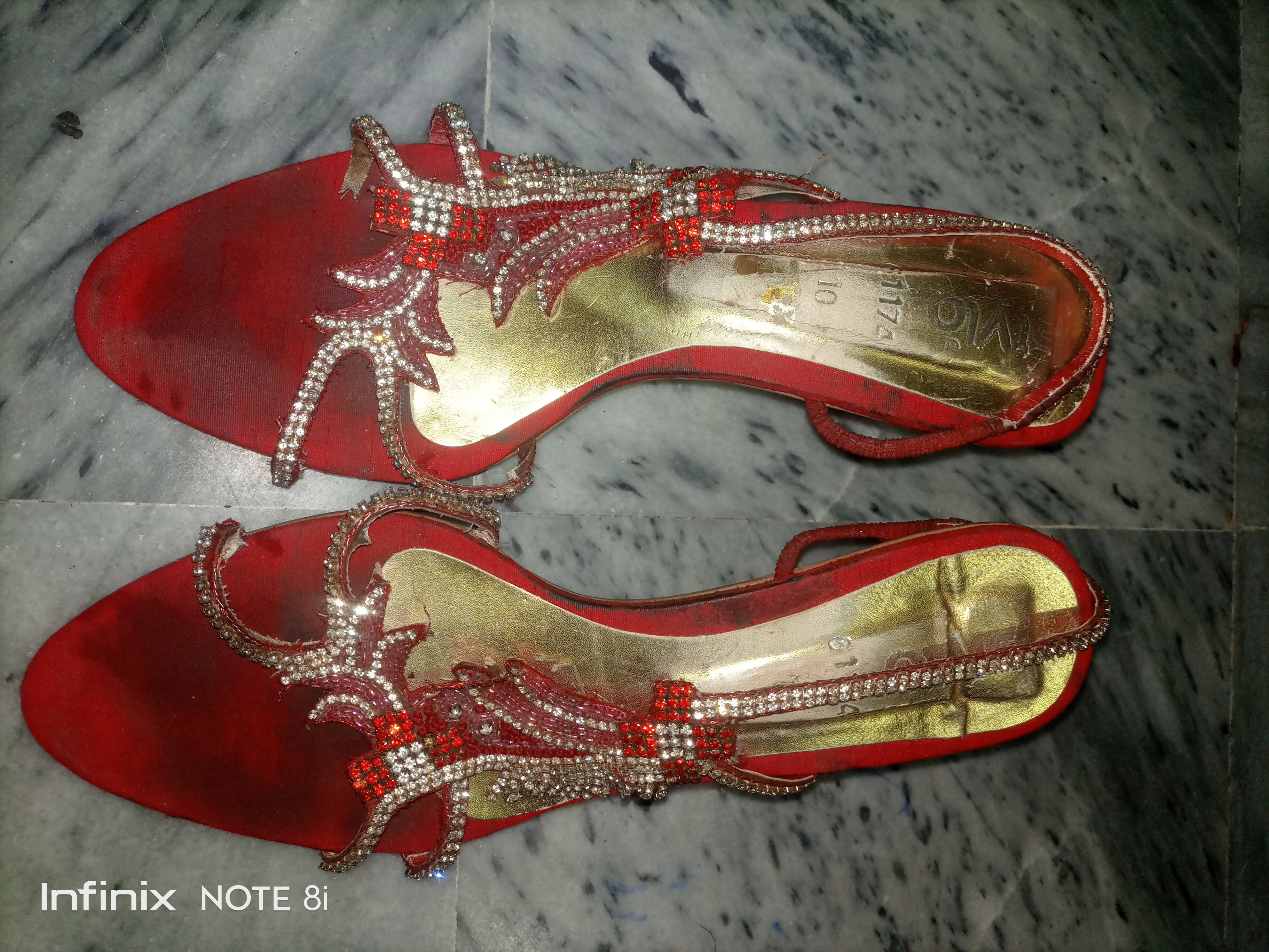 Stylo | Red fancy shoes (Size: 9 ) | Women Shoes | Preloved