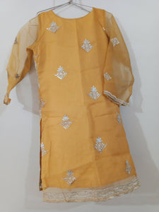 Mustard 3 PC Suit | Women Locally Made Formals | Medium | New