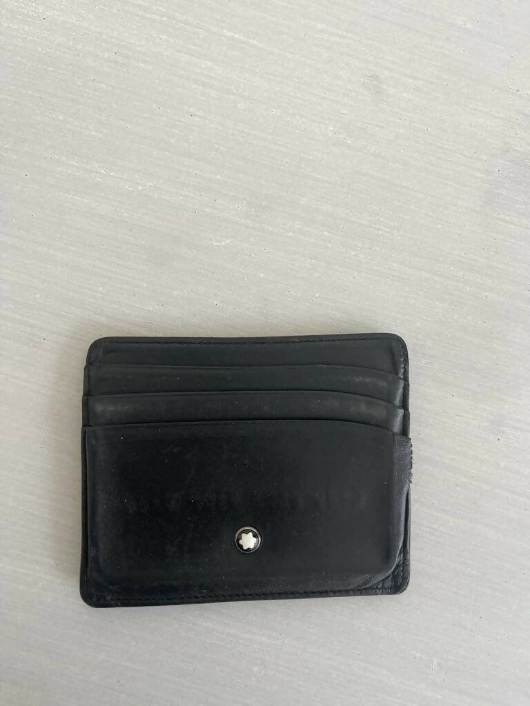 Mont Blanc | Black Wallet (Size: S )| Men Wallet | Preloved