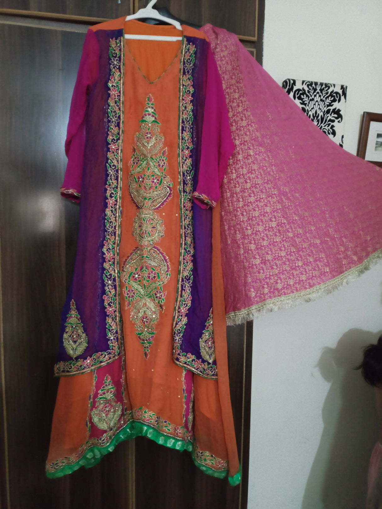 Stylish Party wear Maxi Suit | Women Frocks & Maxis | Large | Preloved