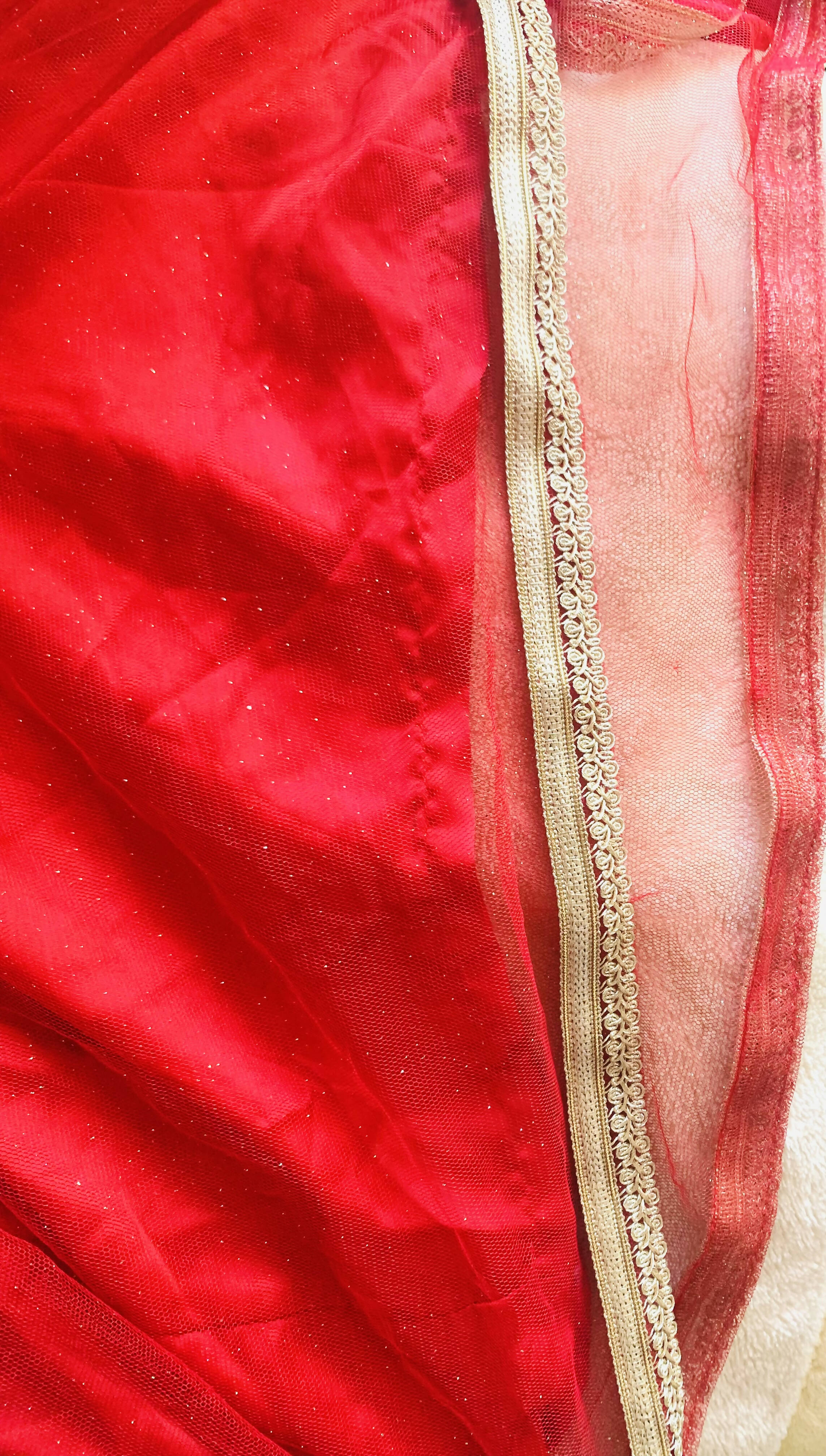 Stylish Red Lehnga with Dupatta | Women Locally Made Formals | Medium | Worn Once