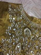 Stylish Dhaani Color Frocks | Mirror Embroidered Work | Women Frocks & Maxis | Large | New