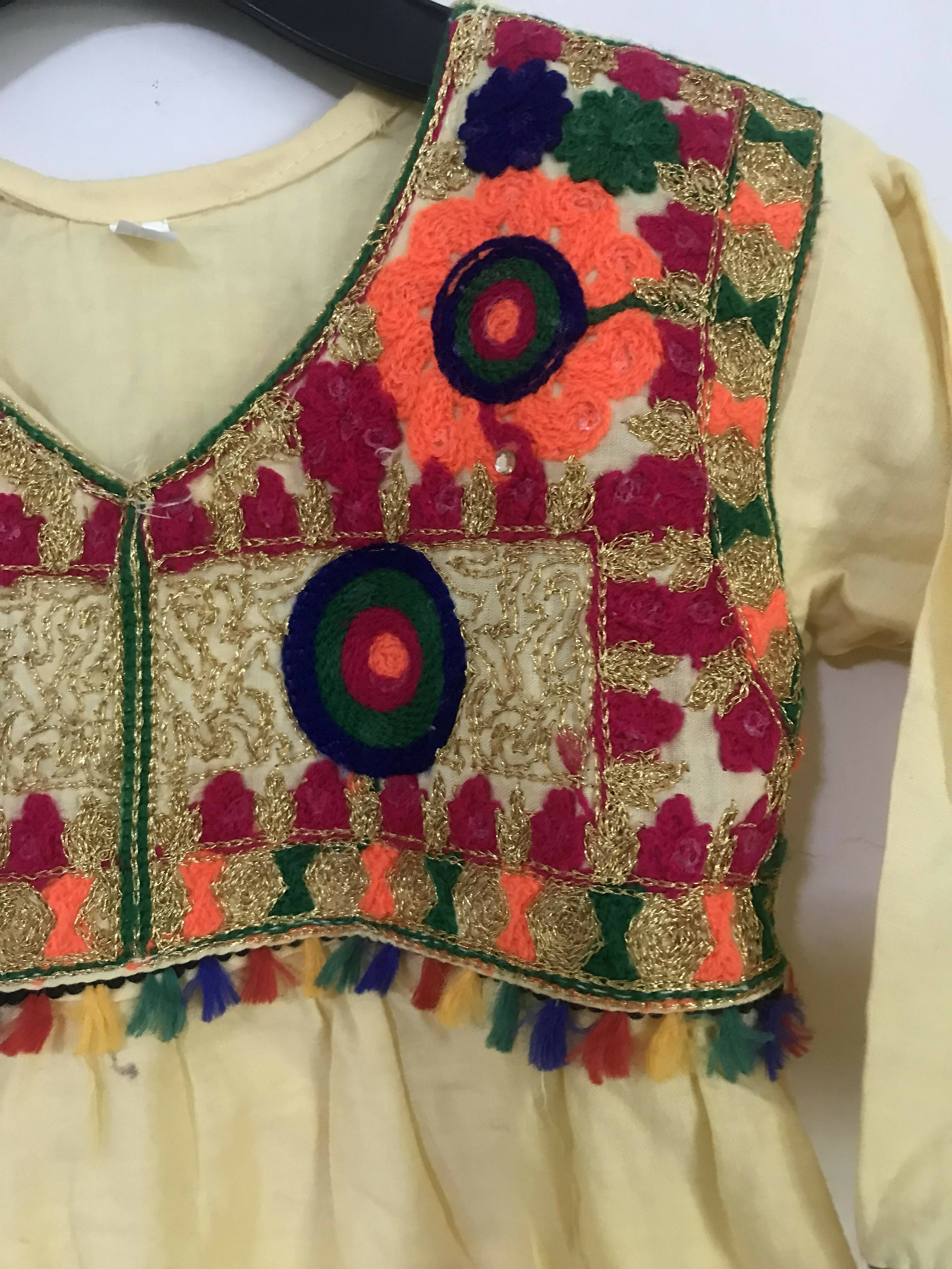 Baby girl embroidered 2 piece dress ( Size: S) | Girls Shalwar Kamiz | Preloved