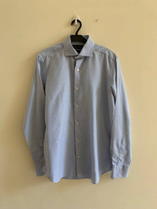 Massimo Dutti | Grey Button Down Shirt | Men T-Shirts & Shirts | Preloved
