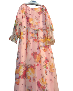 Floral long Maxi (Size: M )| Women Frocks & Maxis | Worn Once