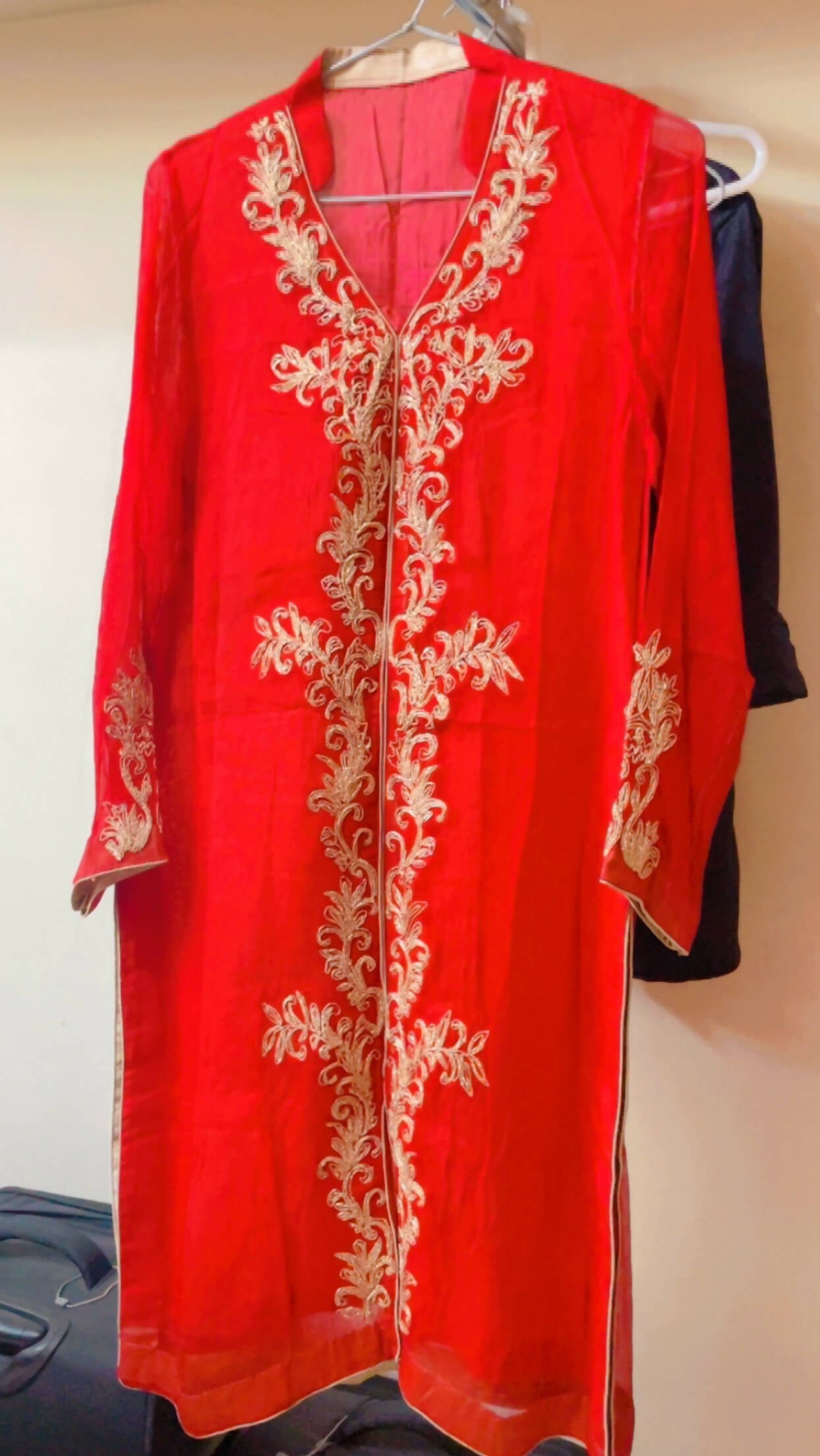 Fancy Red Suit | Women Locally Made Formals | Large | Preloved