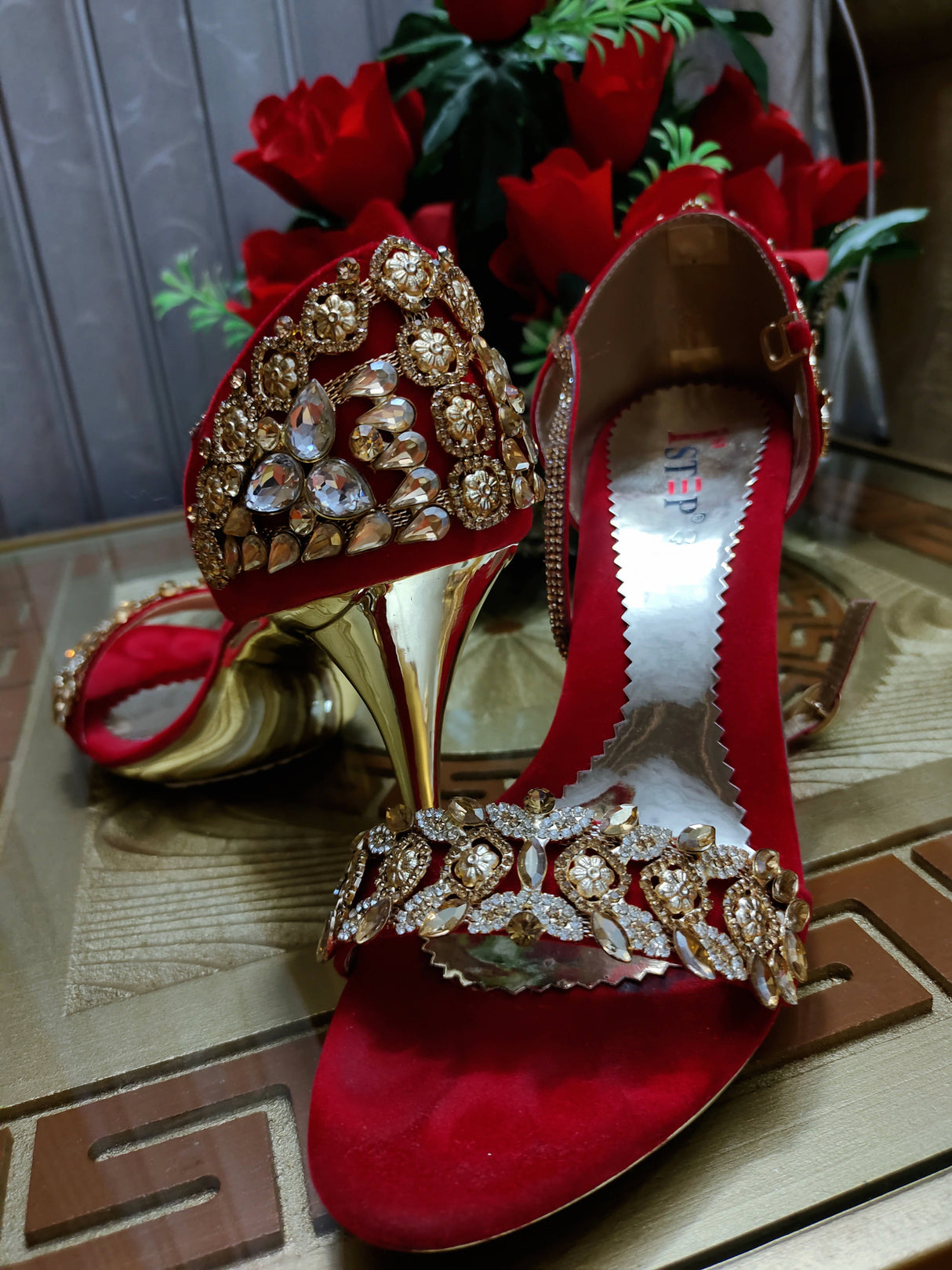 Red Bridal Heels | Women Shoes | Size 40 | New