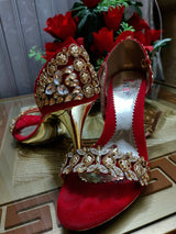 Red Bridal Heels | Women Shoes | Size 40 | New