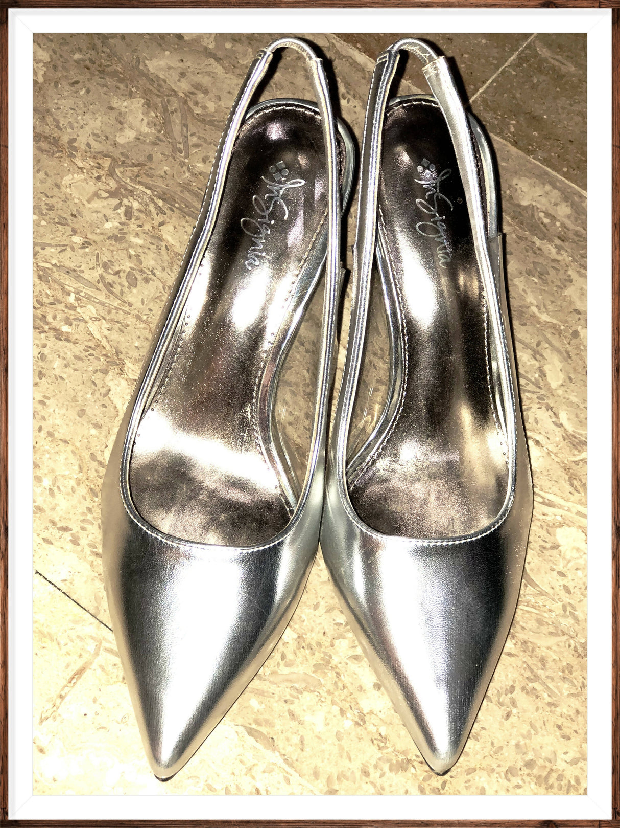 Insignia | Silver Court Heels | Women Shoes | Size:37 | Worn Once