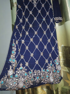 Beautiful Navy Blue Suit | Women Locally Made Formals | Preloved