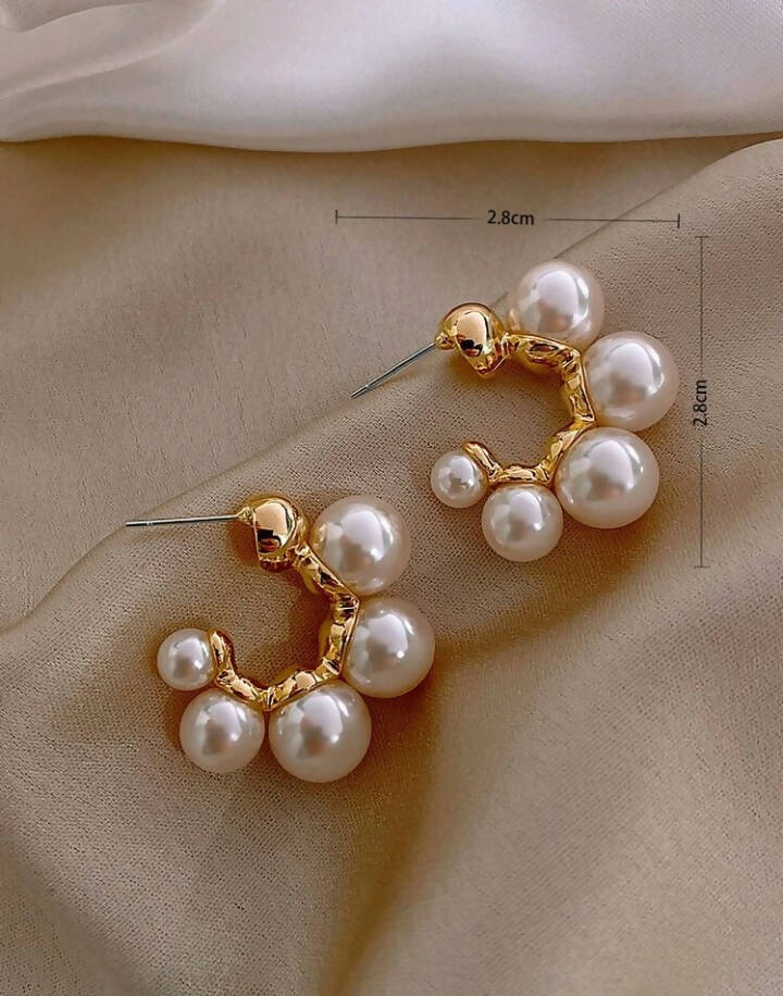 SHEIN | Faux Pearl Decor Earrings | Women Jewellery | Brand New with Tags