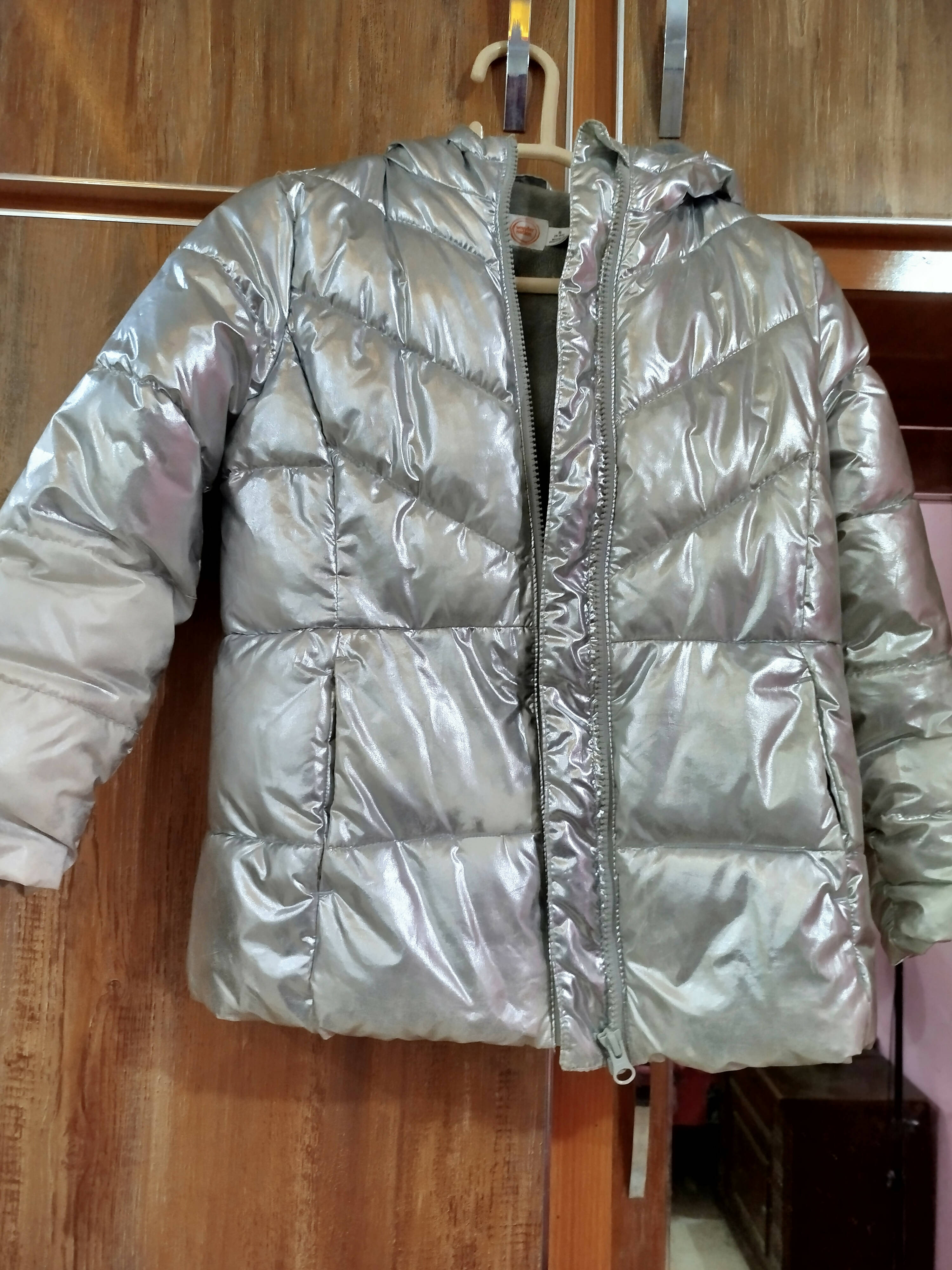 Silver Kids Jacket | Kids Winter | Small | Worn Once