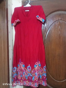 Khaadi | Embriodered lawn kurta.(Size:M) | Women Kurta | Worn Once.