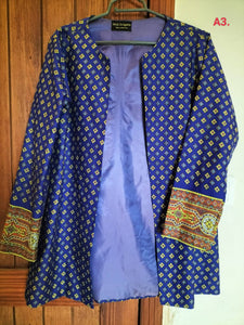 Baji Ke Bastay | Blue Coat | Women Formals | Preloved