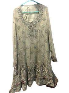 Embroidered Formal Dress (Size: UK 3) | Women Formals | Worn Once