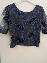 Black Saree | Women Sarees | Women Locally Made Formals | Small | Preloved