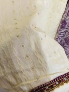 Beige 3 piece cotton suit | Women Formals | Preloved