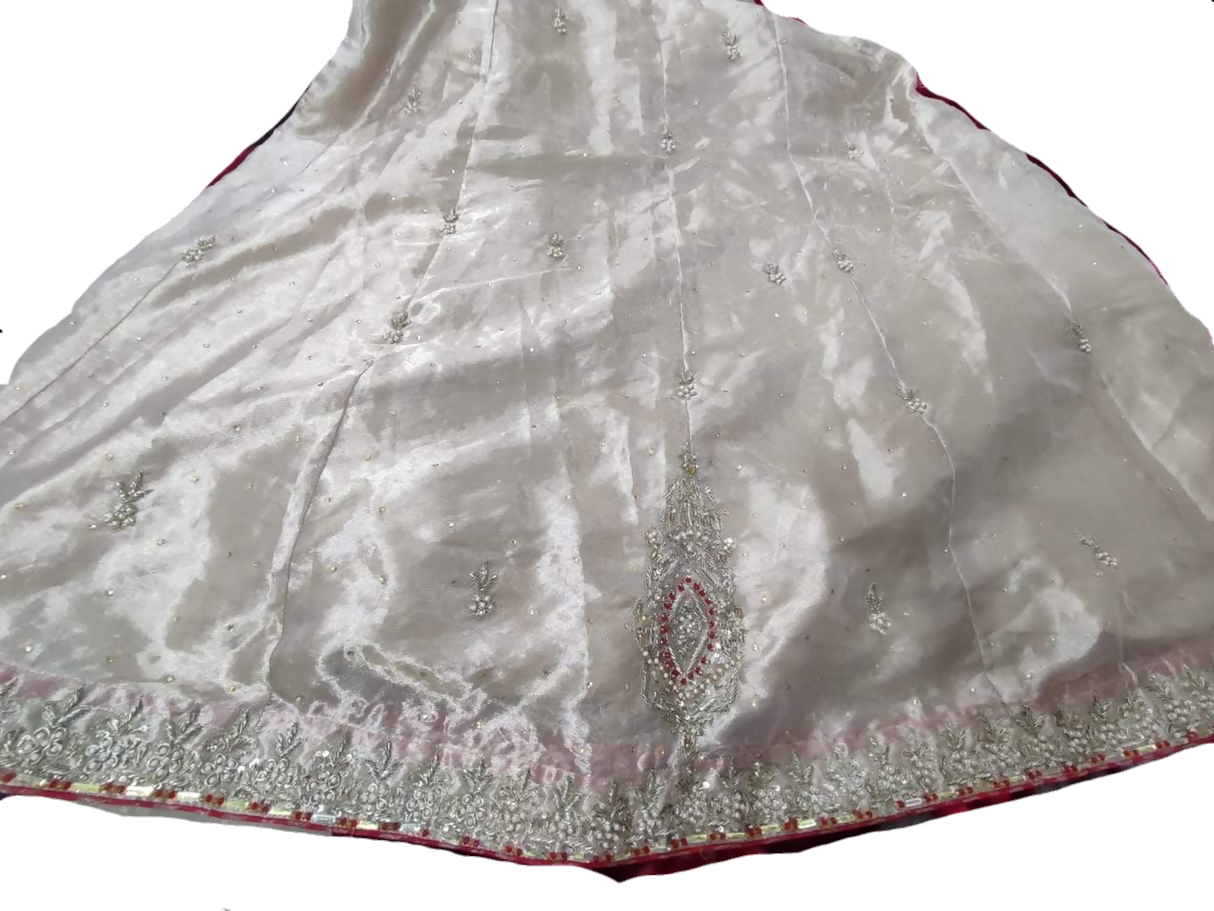 Bridal Fancy Organza Maxi | Women Bridals | Medium | Worn Once