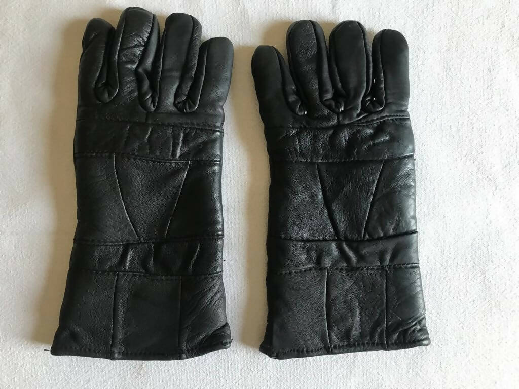 Black Leather Gloves | Men Accessories | Brand New