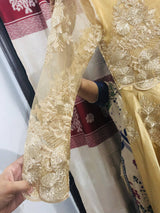 Gold Formal Maxi | Women Frocks & Maxis |Medium| New