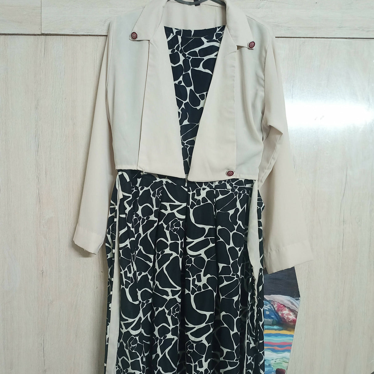 Stylish Black Maxi with Coat | Women Frocks & Maxis | Small | Worn Once
