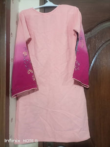 Two piece winter dress with pathani shalwar. (size:M) | Women Formals| Worn Once.