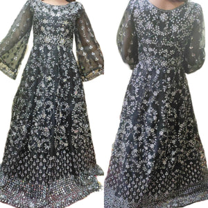 Fancy Mirror Work Maxi | Women Froks & Maxis | Medium | Preloved