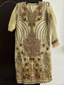 Stunning Embroided Dress | Women Locally Made Formals | Medium | Worn Once