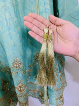 Blue Sitara Work Frok | Women Locally Made Formals | Small | Preloved