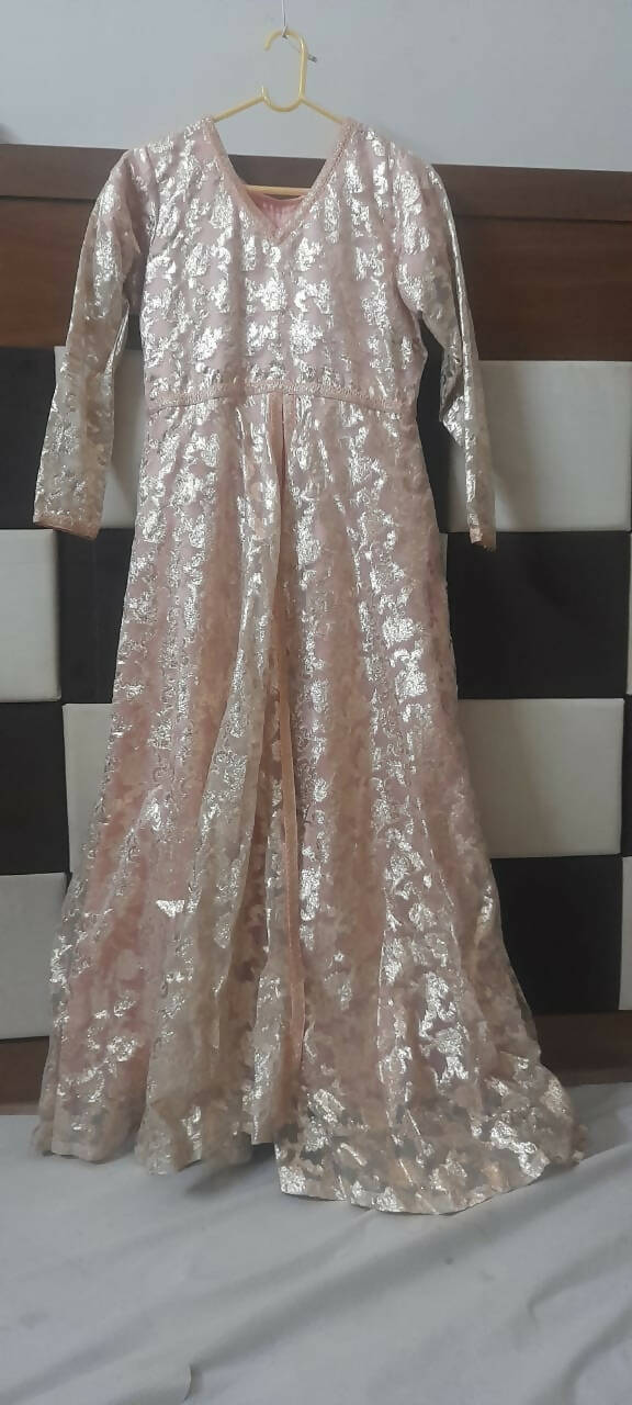 Peach Pink Maxi | Women Froks & Maxis | Medium | Worn Once