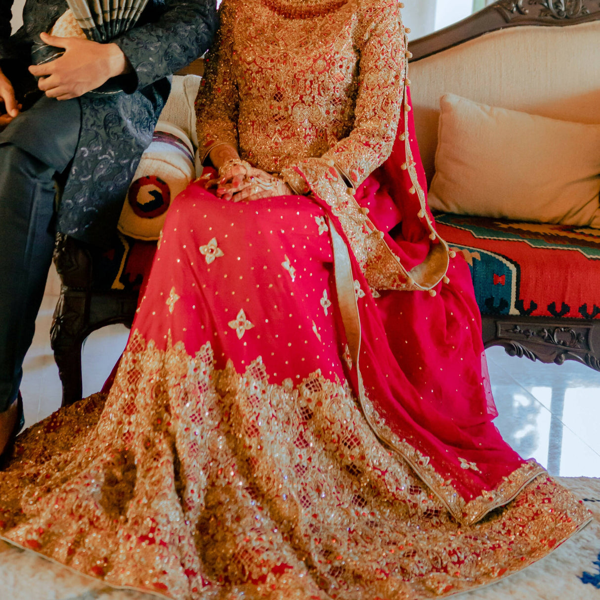 Beautiful Bridal Red Lehnga | Women Bridals | Small | Worn Once