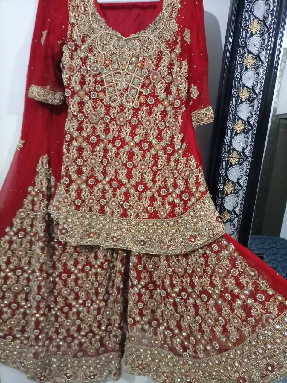 Red bridal lehnga | Women Bridals | Worn Once