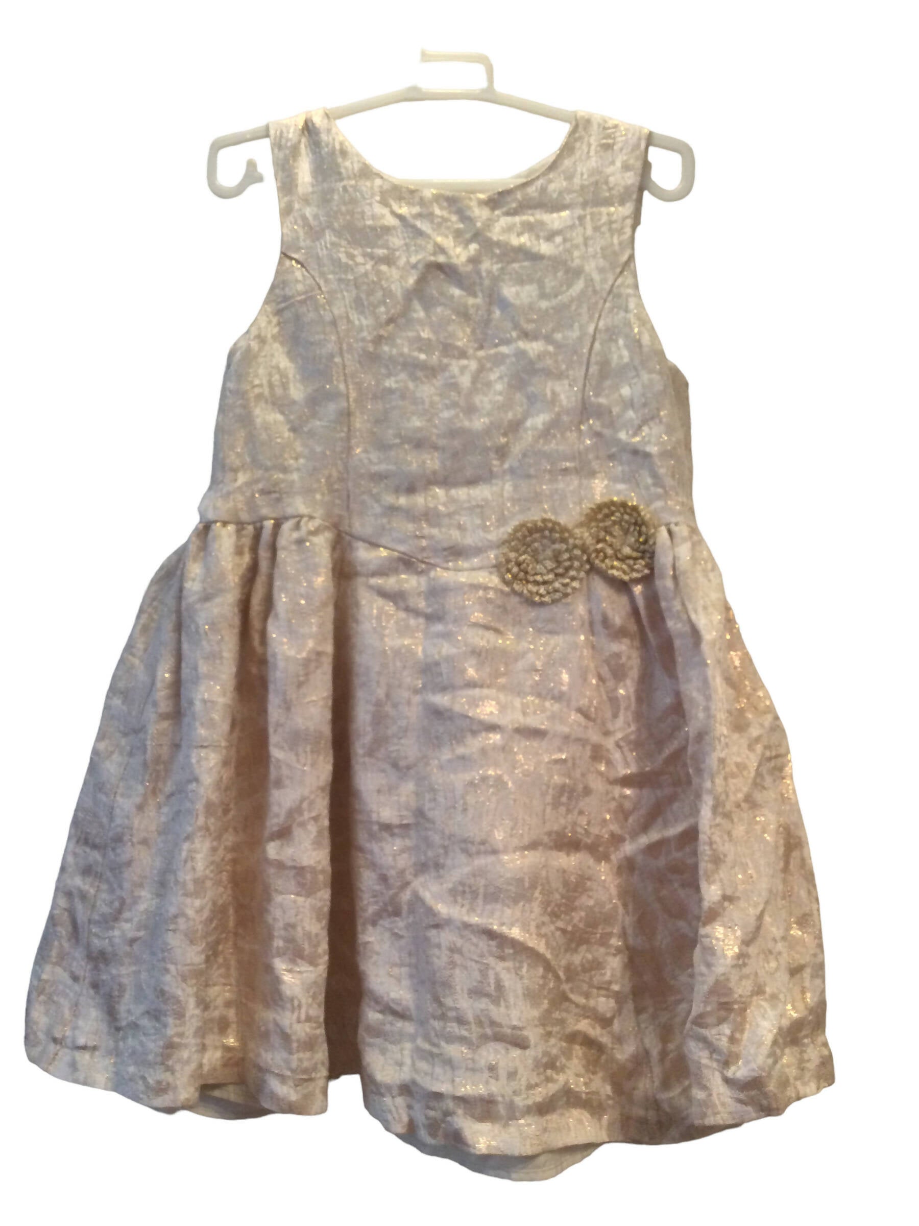 White and golden dress | Girls Skirts & Dresses | Size 6 | Preloved