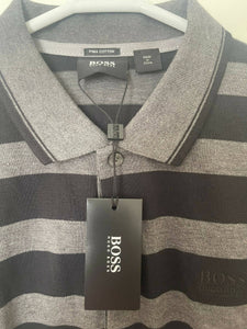 Boss | Black Striped Shirt (Medium) | Men T-Shirts & Shirts | Brand New