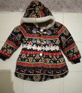 Multi Color Coat | Kids Winter | Girls Tops & Shirts | Size: 3-4 Yrs | Preloved