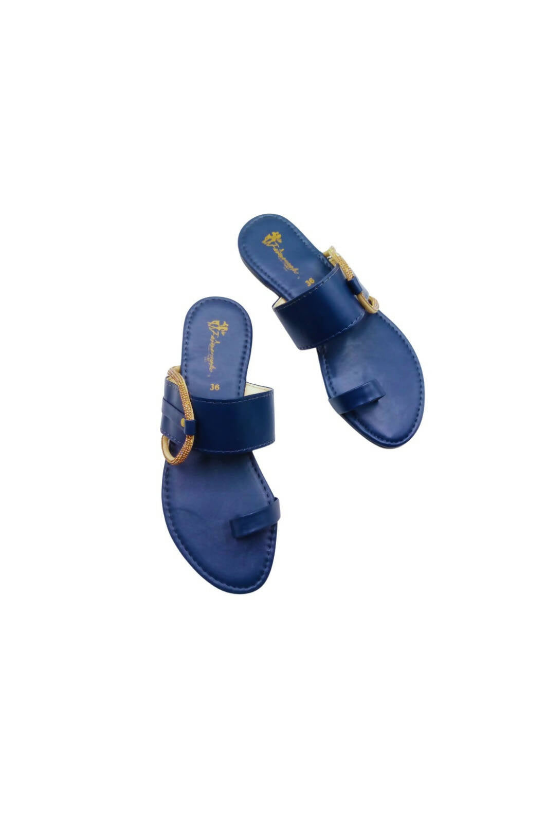 Fashion Holic | Blue Fancy Slides | Women Shoes | Size: All | Brand New